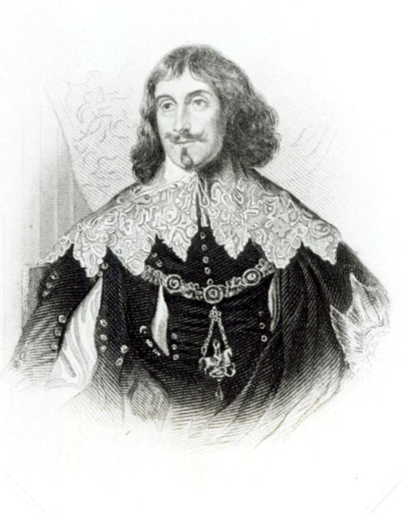 Detail of Portrait of Philip Herbert 1st Earl of Montgomery and 4th Earl of Pembroke by English School