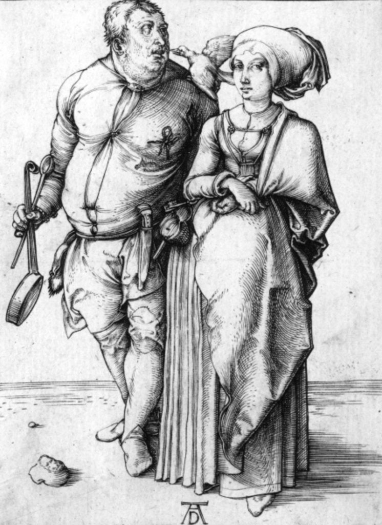 Detail of The Cook and his Wife by Albrecht Dürer or Duerer