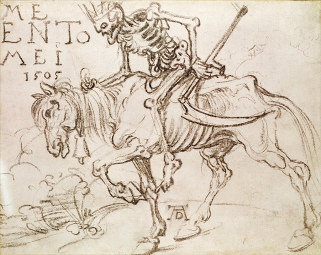 Detail of Death Riding, 1505 by Albrecht Dürer or Duerer