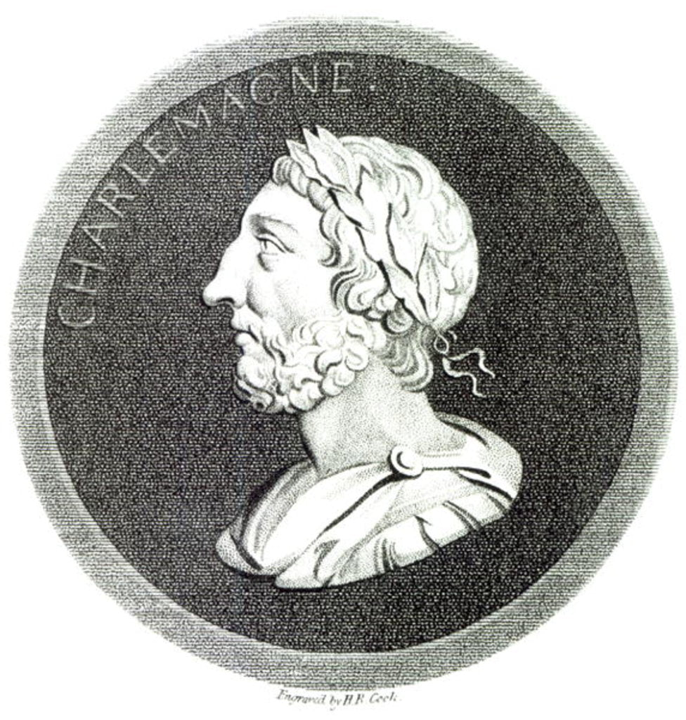 Detail of Portrait of Charlemagne by Henry R. Cook