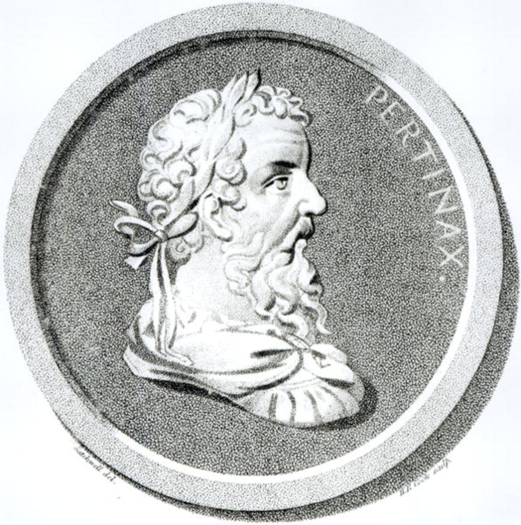 Detail of Portrait of Pertinax by Henry R. Cook