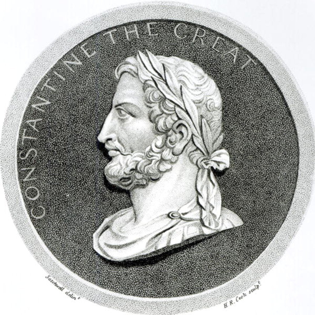 Detail of Portrait of Constantine the Great by Henry R. Cook