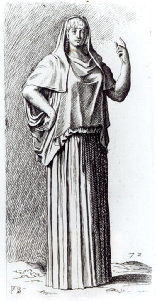 Detail of Vestal Virgin, c.1653 by Francois Perrier