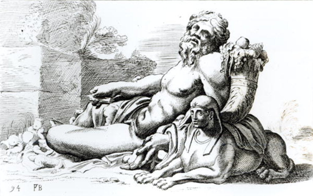 Detail of River Nile, c.1653 by Francois Perrier