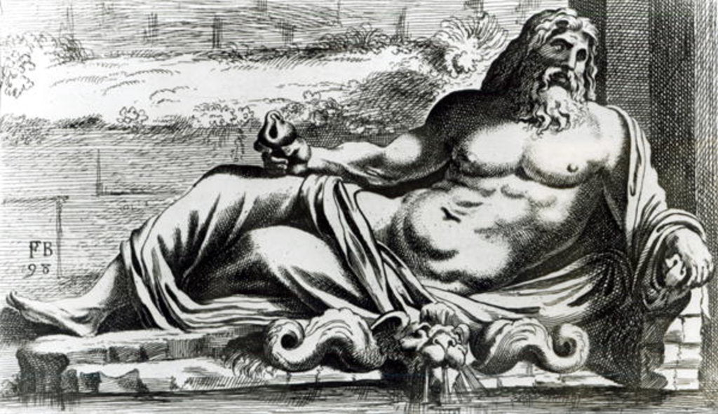 Detail of Neptune, c.1653 by Francois Perrier