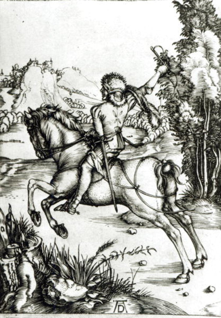 Detail of The Small Courier, c.1496 by Albrecht Dürer or Duerer