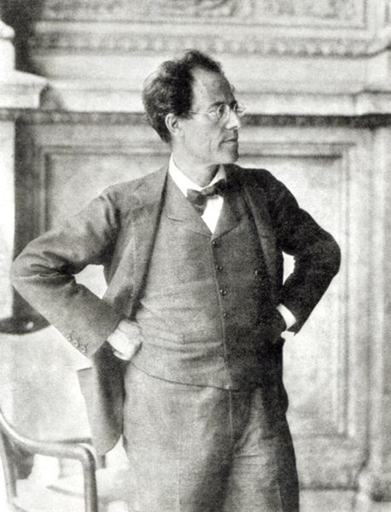 Detail of Portrait of Gustav Mahler, 1907 by Photographer Austrian