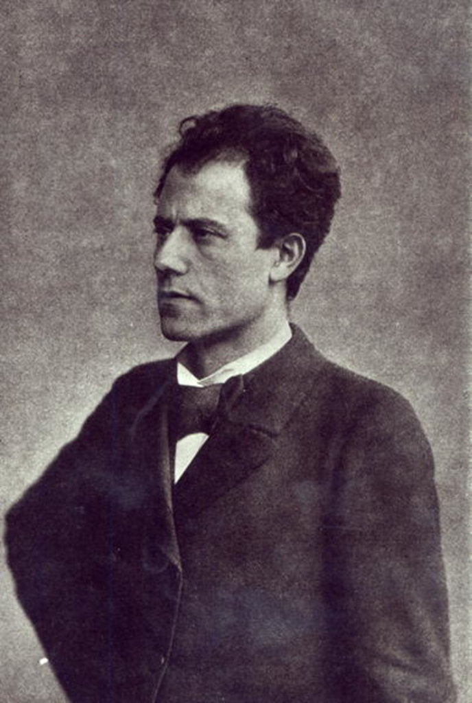 Detail of Portrait of Gustav Mahler, 1897 by Austrian Photographer