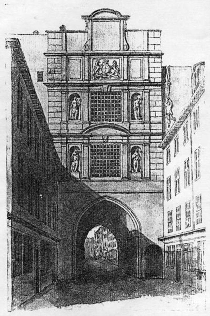 Detail of Newgate Prison by School English