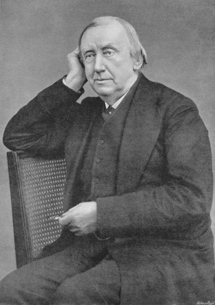 Detail of Sir Charles Halle, c.1880 by Herbert Rose Barraud