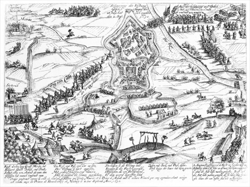 Detail of War of the Juelich Succession, 1610 by German School
