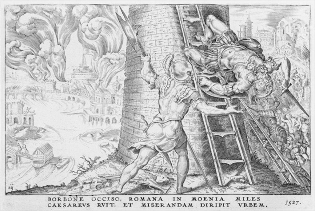 Detail of The Victories of Charles V, 1527 by Italian School