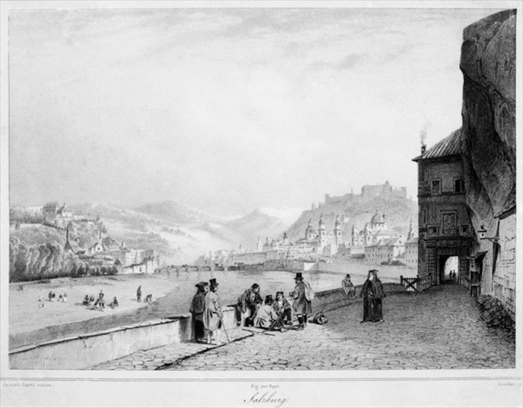 Detail of Salzburg by Karl Johann Billmark