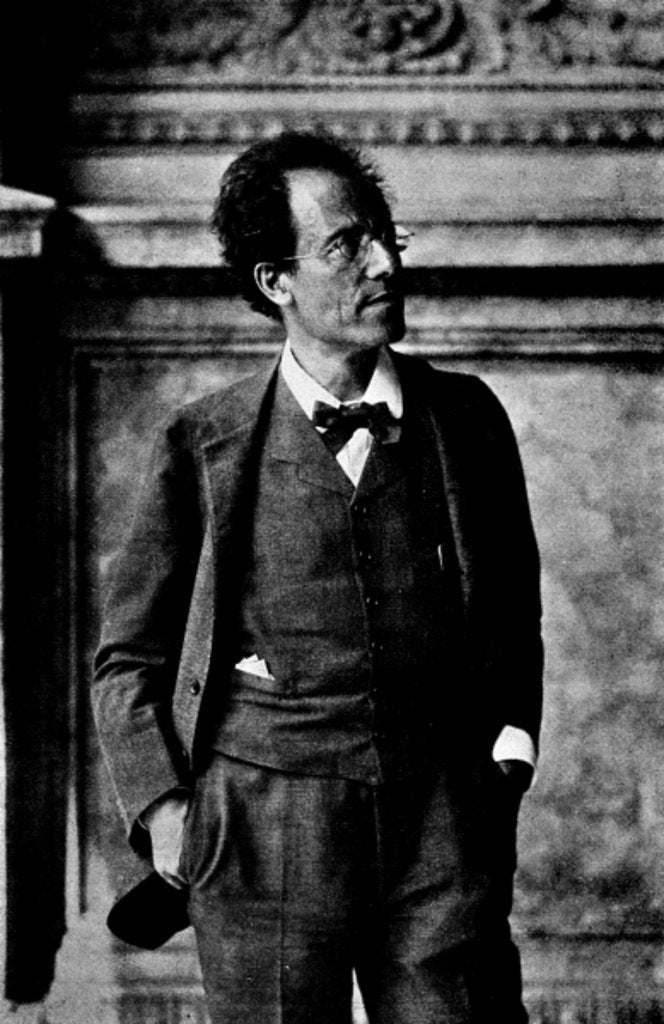 Detail of Portrait of Gustav Mahler by Photographer Austrian