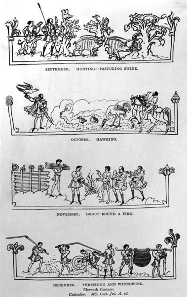 Detail of September, October, November and December by School English