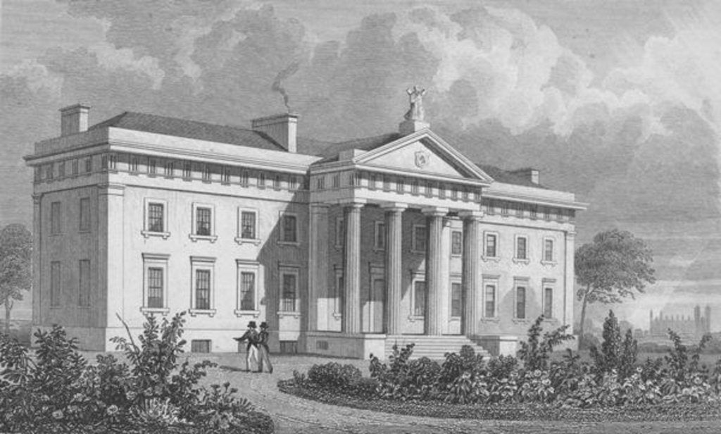 Detail of The New Caledonian Asylum by Thomas Hosmer Shepherd