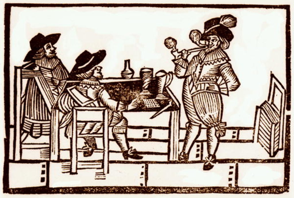 Detail of A Privy Chamber with Pipe and Tankard by School English