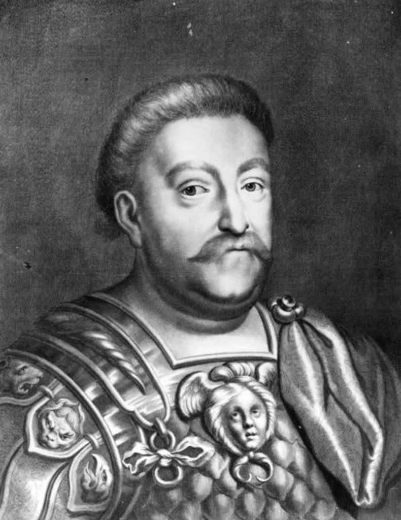 Detail of Portrait of John III Sobieski by Polish School