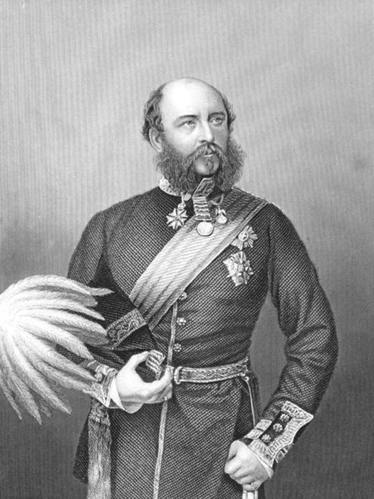 Detail of Portrait of H.R.H. The Duke of Cambridge by School English