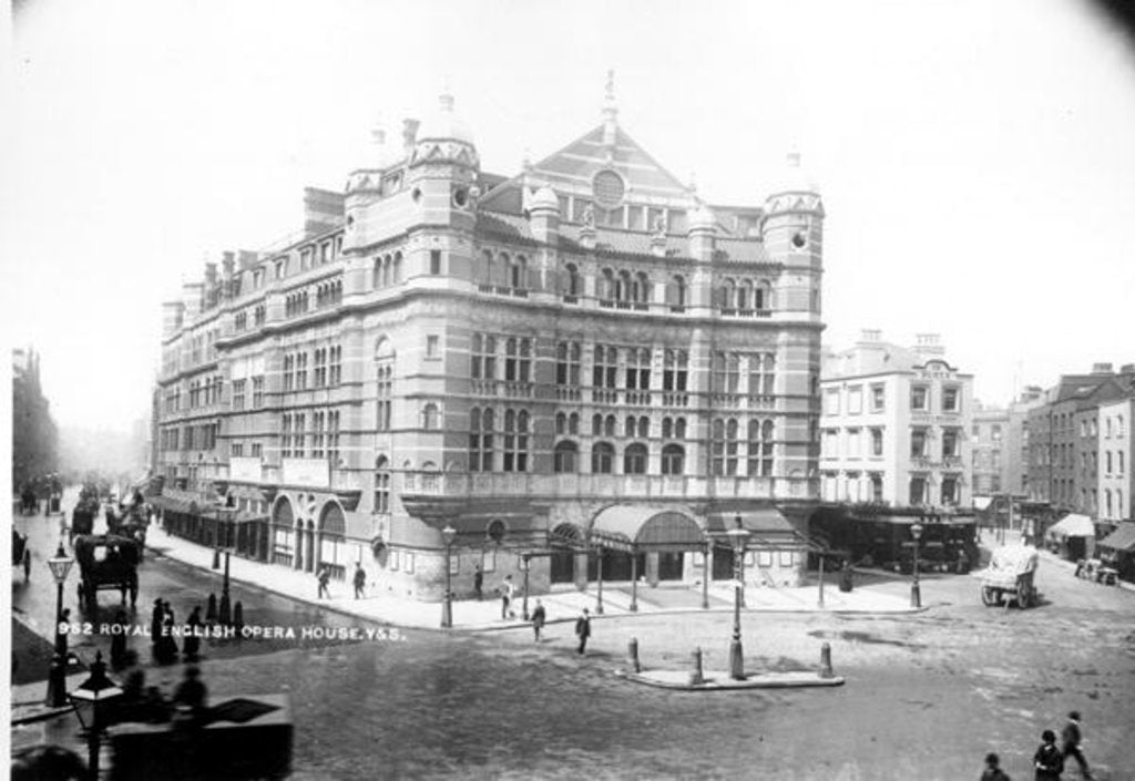 Detail of Royal English Opera House, 1891 by English Photographer