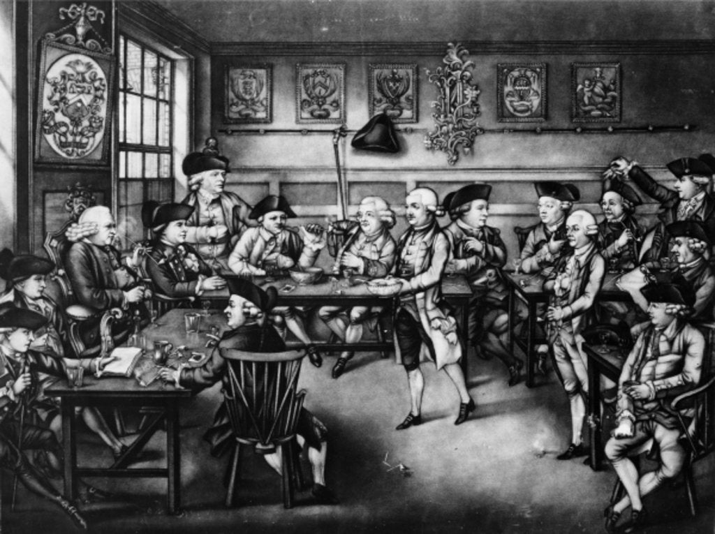 Detail of The Court of Equity or Convivial City Meeting, 1779 by Robert Dighton
