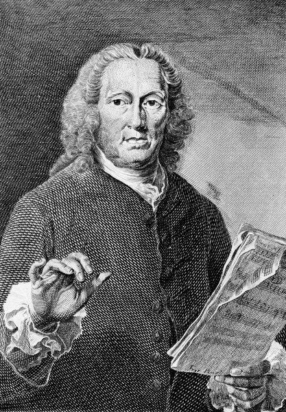 Detail of Richard Leveridge, c.1760 by William Pether