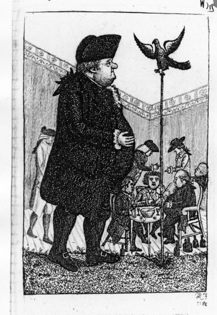 Detail of Dr John Brown, 1786 by John Kay