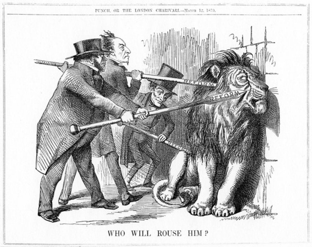 Detail of Who will rouse him? 1859 by John Tenniel
