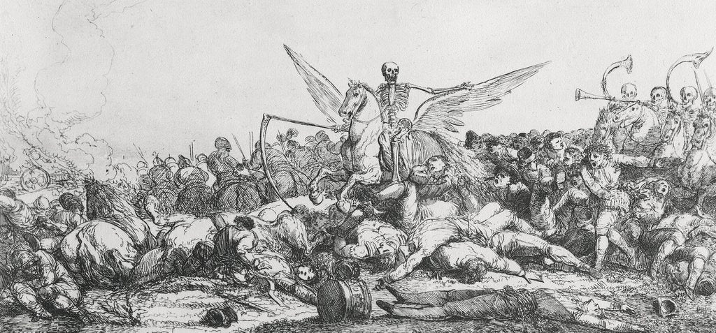 Detail of Triumph of Death, 1779 by Jacques Gamelin