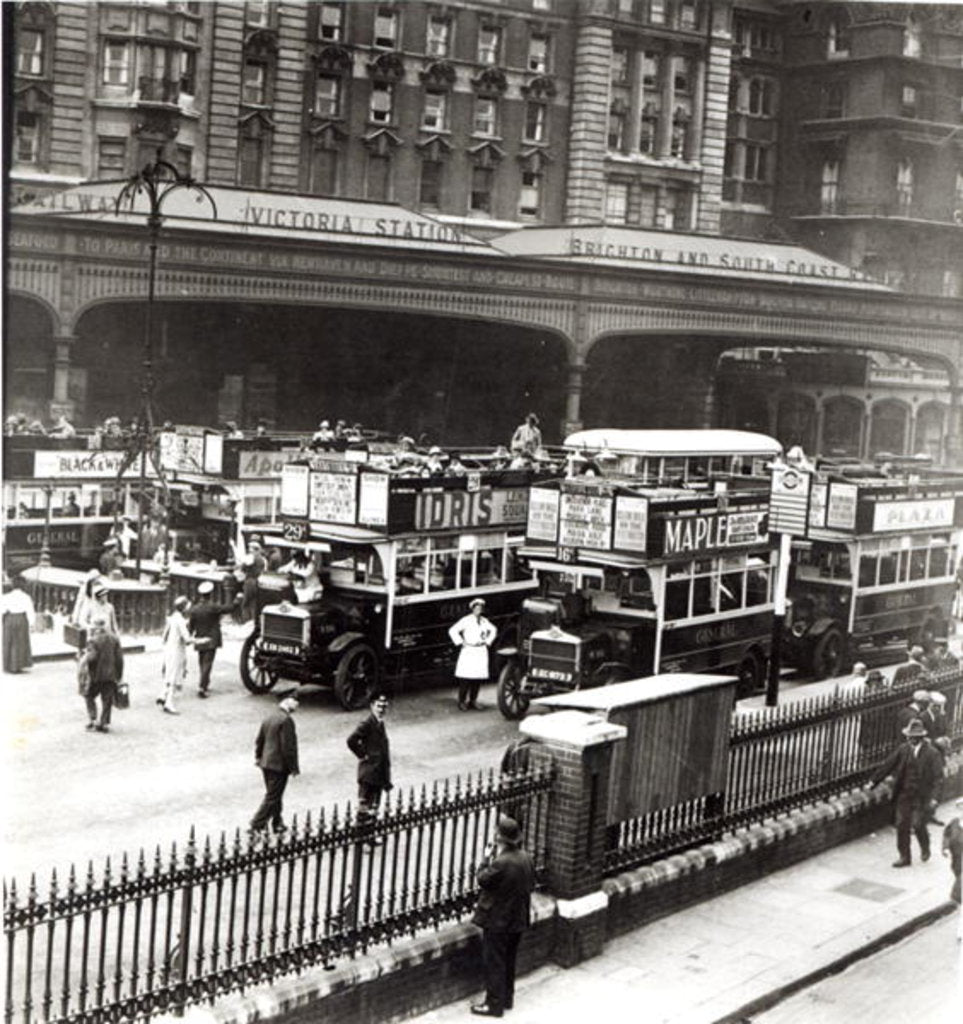 Detail of Victoria Station, 1920s by English Photographer