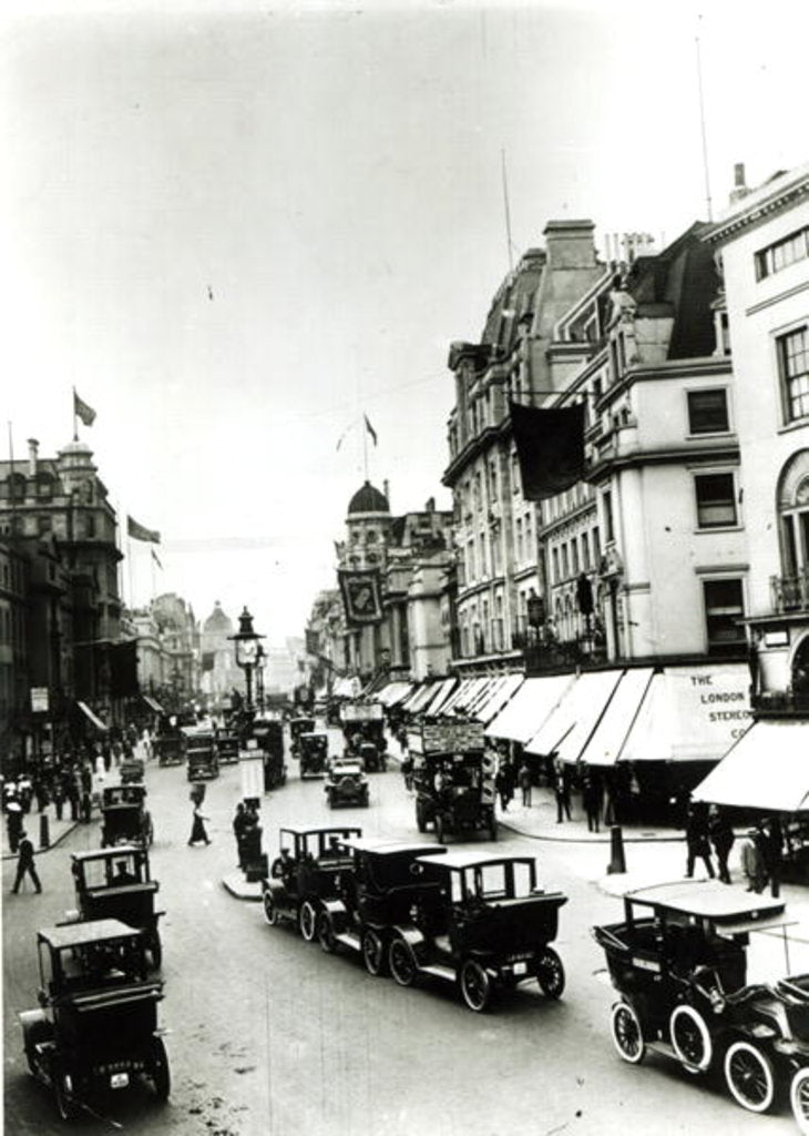 Detail of Regent Street, 1910s by English Photographer