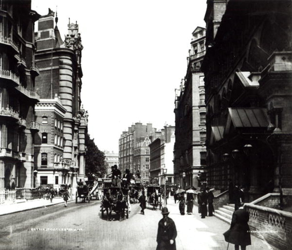 Detail of Victoria Street, London, c.1890 by English Photographer
