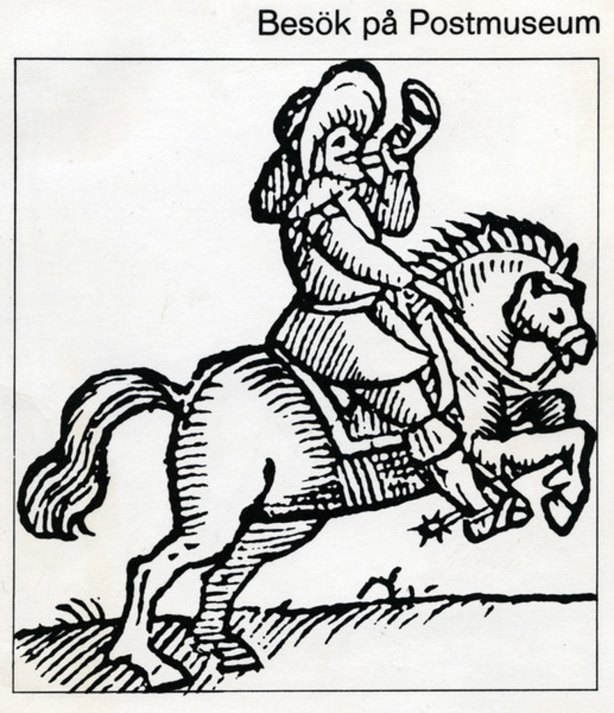 Detail of Post rider by Anonymous