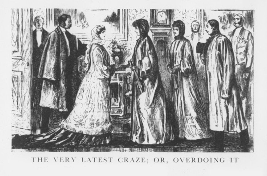 Detail of The Very Latest Craze; or, Overdoing it, 1883 by George Du Maurier
