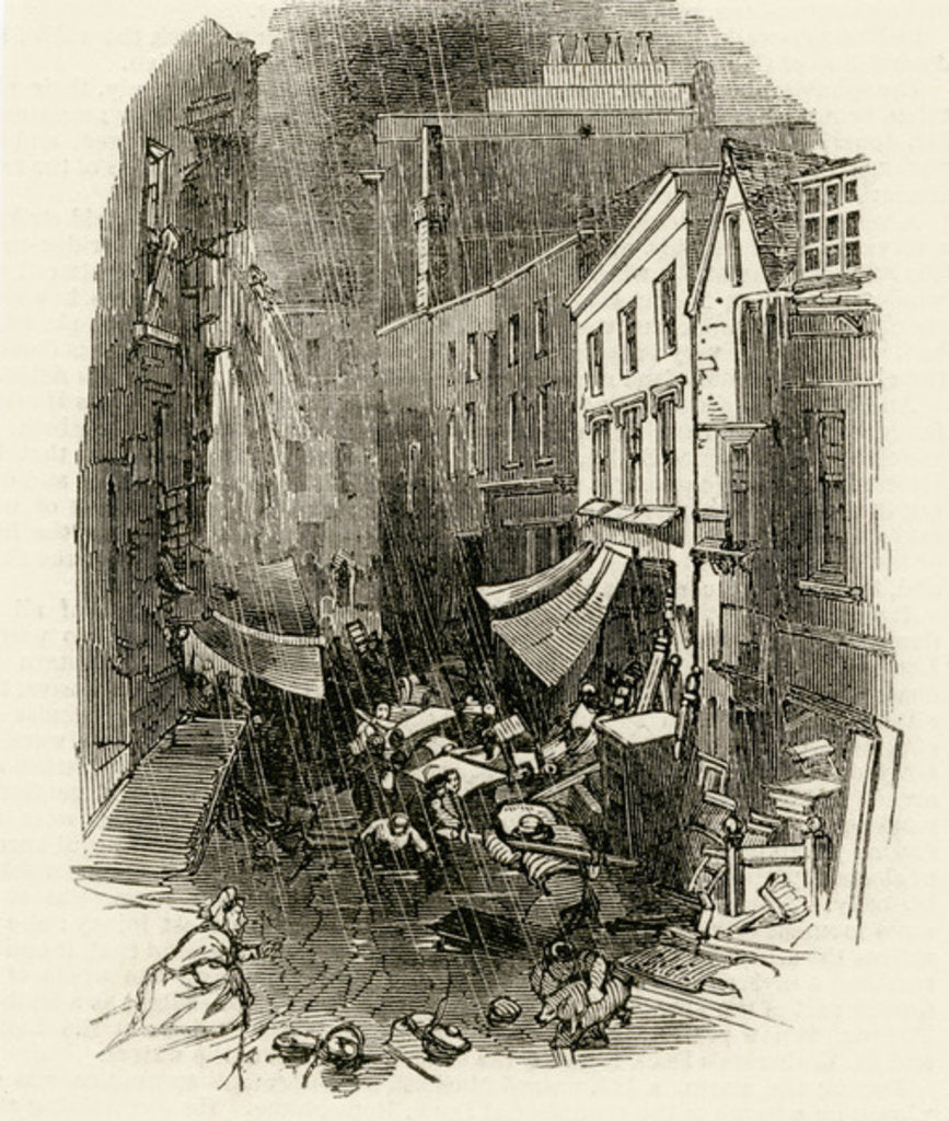 Detail of Brook-Hill Clerkenwell, 1846 by English School
