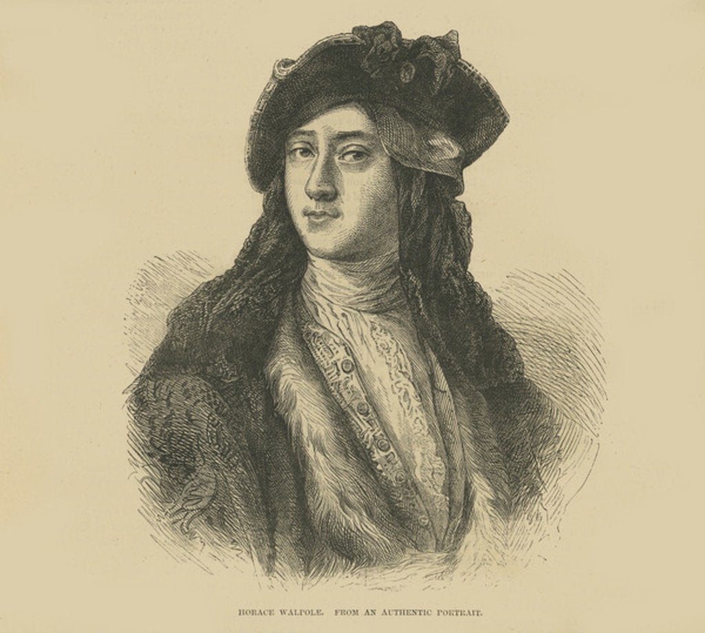 Detail of Horatio Walpole from an authentic portrait by English School