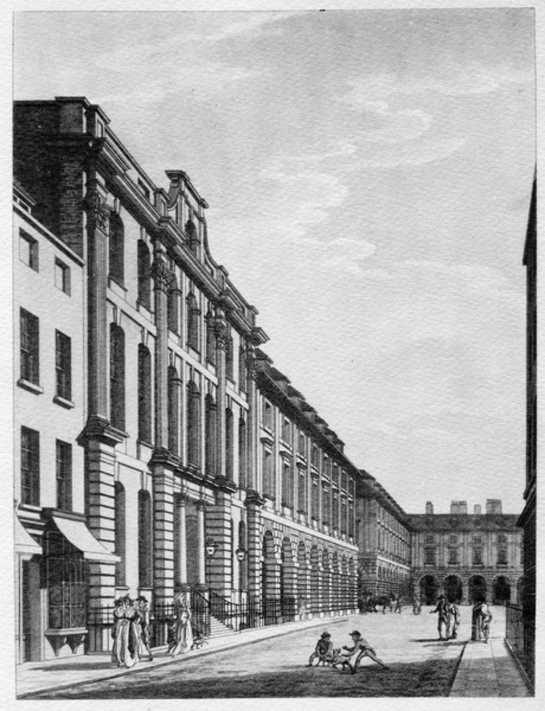 Detail of Covent Garden, 1796 by Thomas Malton Jnr.