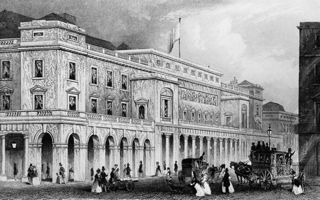Detail of Italian Opera House, c.1850 by Albert Henry Payne