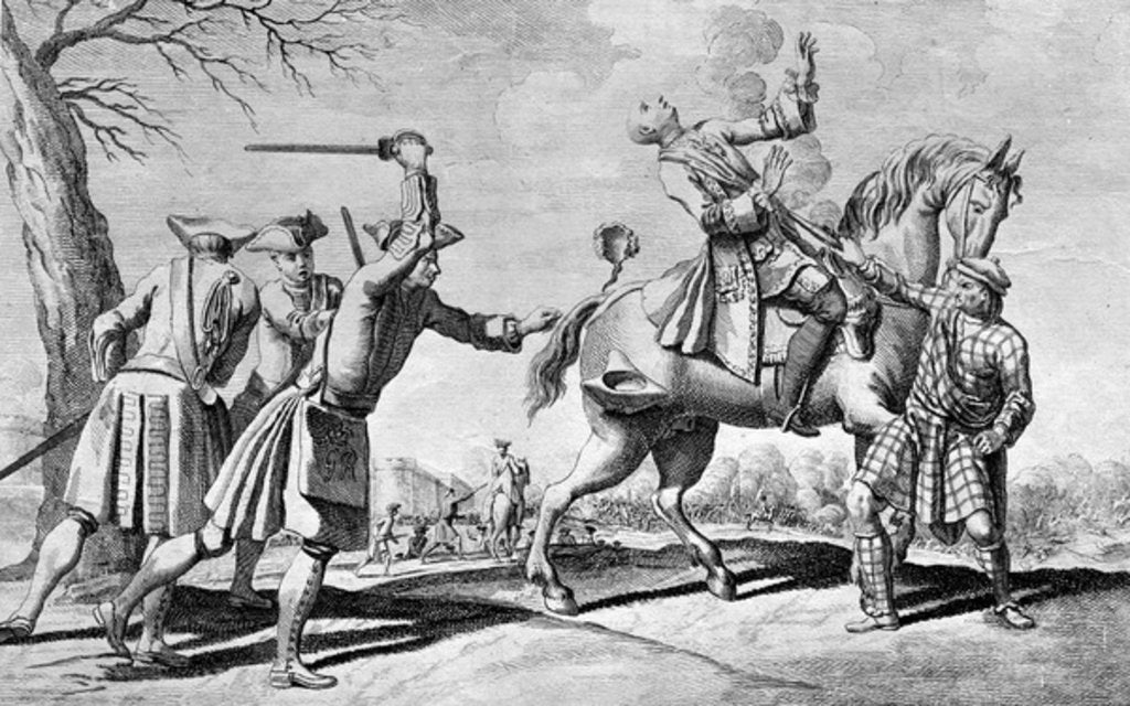 Detail of Rebell gratitude, 1747 by English School