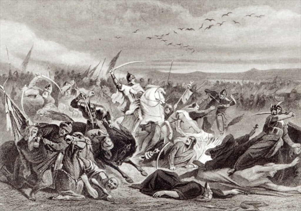 Detail of The Battle of Kalka by Adolphe (after) Yvon