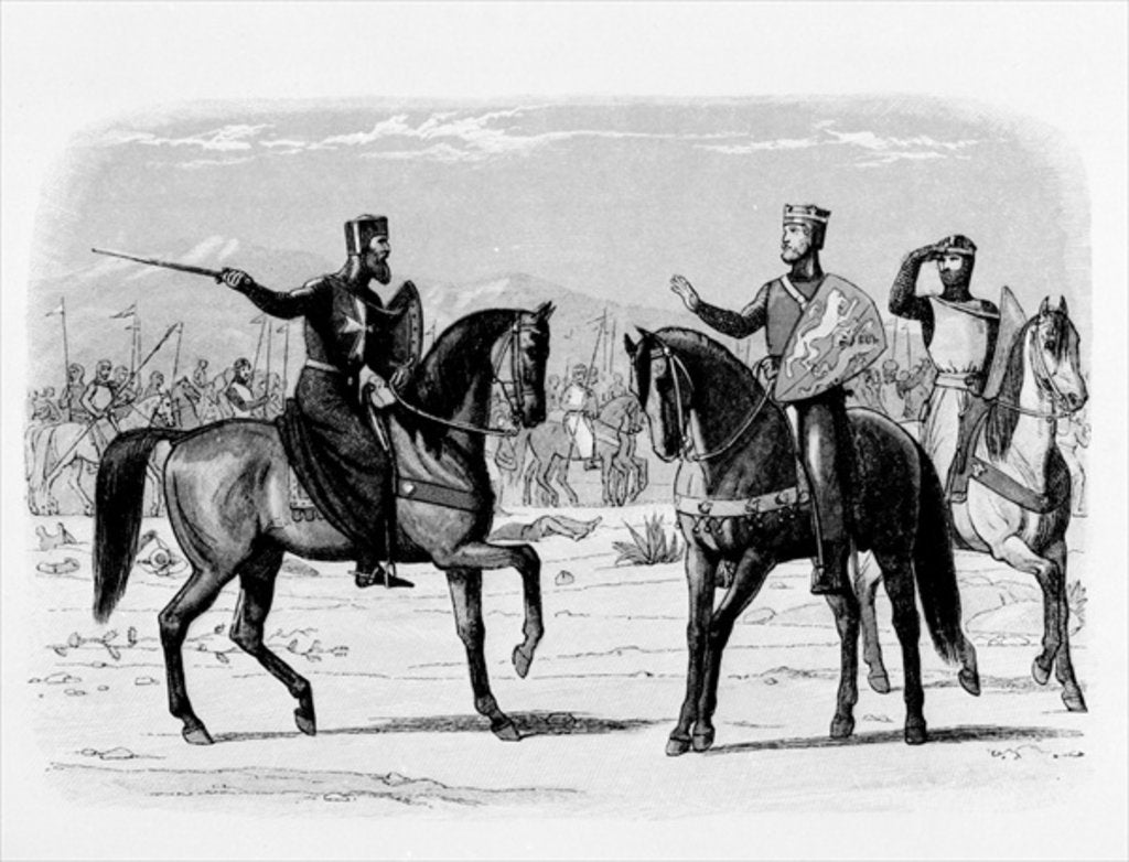 Detail of Richard and the Master of St. John by School English