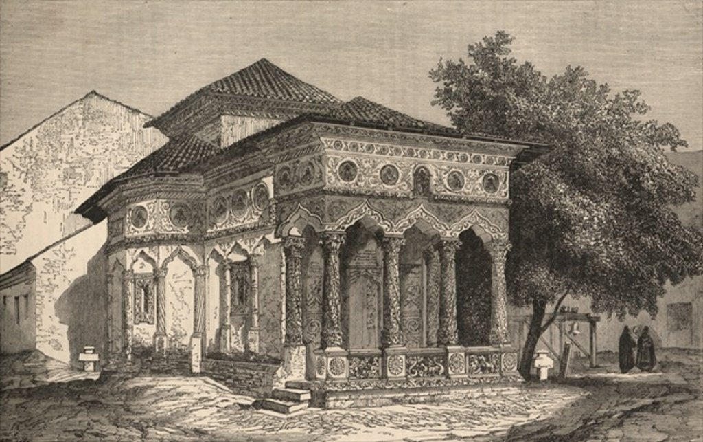 Detail of View of a Church in Bucharest by English School