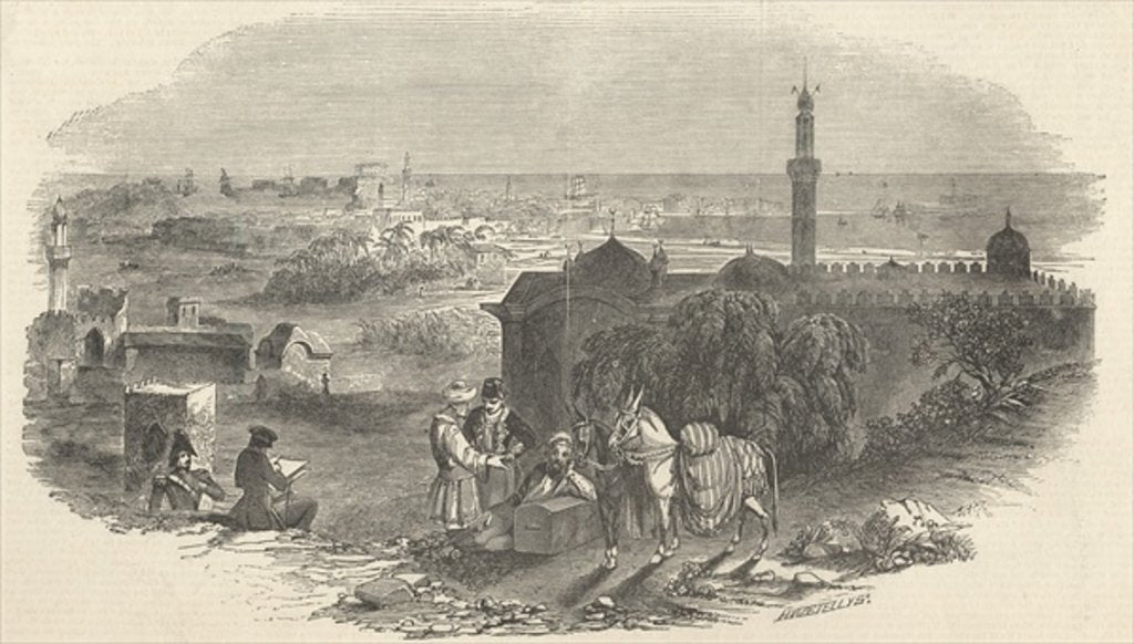 Detail of Foreign Corn Ports, Alexandria by English School