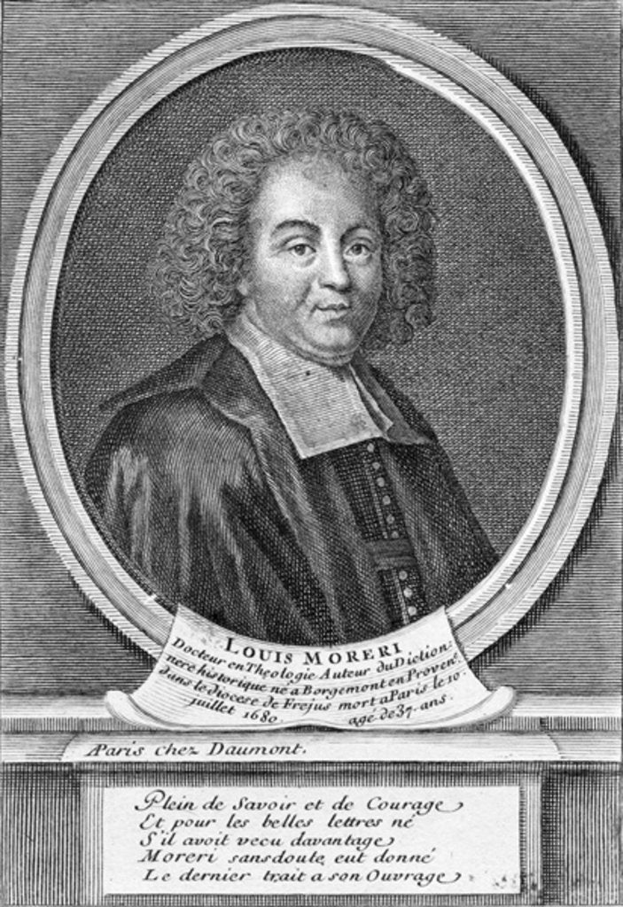 Detail of Louis Moreri by School French