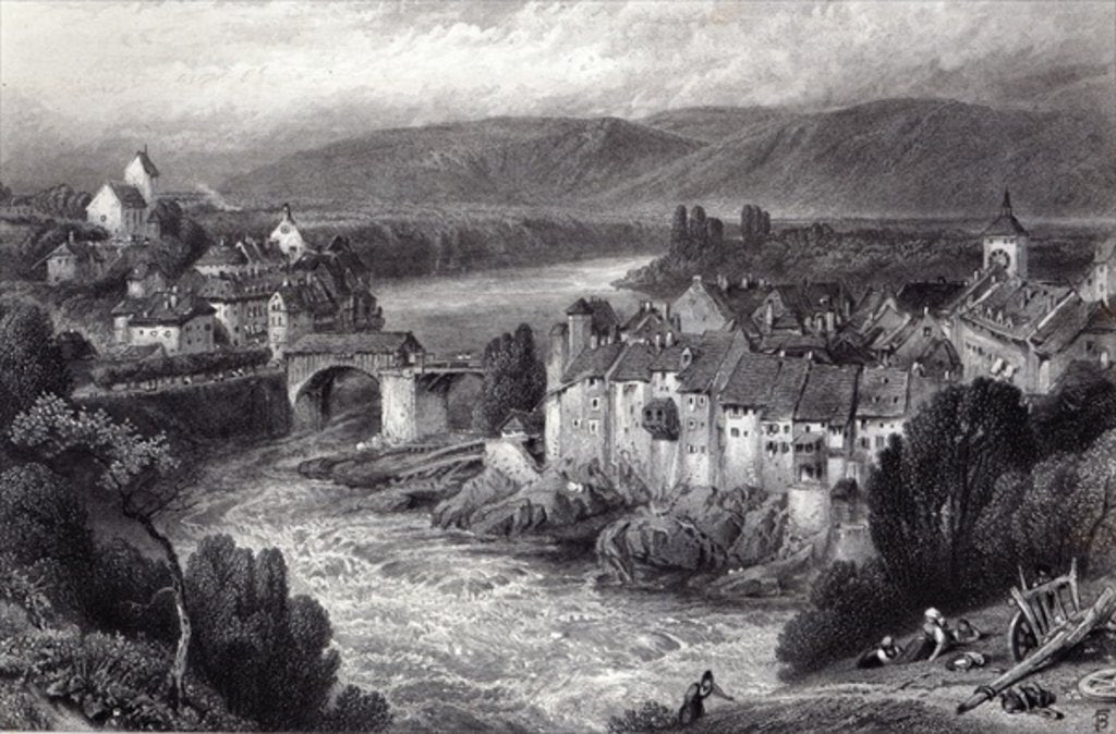 Detail of Lauffenberg by Myles Birket Foster