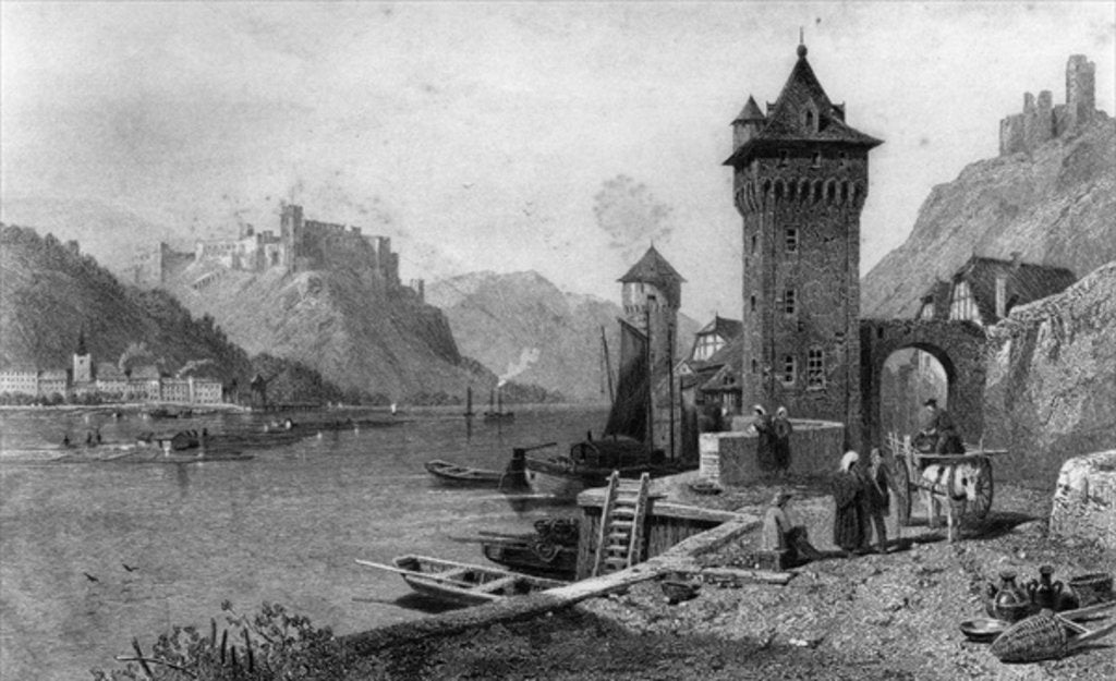 Detail of St. Goar by Thomas Charles Leeson Rowbotham