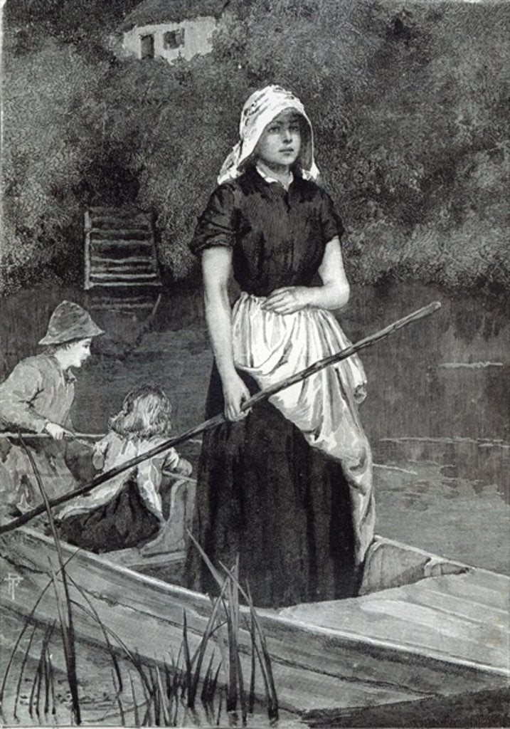 Detail of Waiting for Father by English School