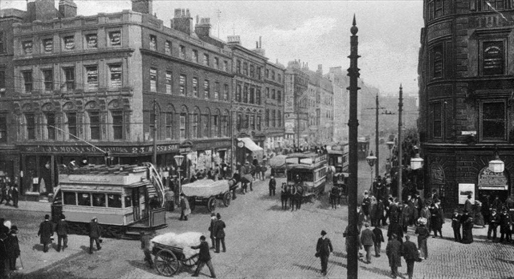 Detail of Market Street, Manchester, c.1910 by English Photographer