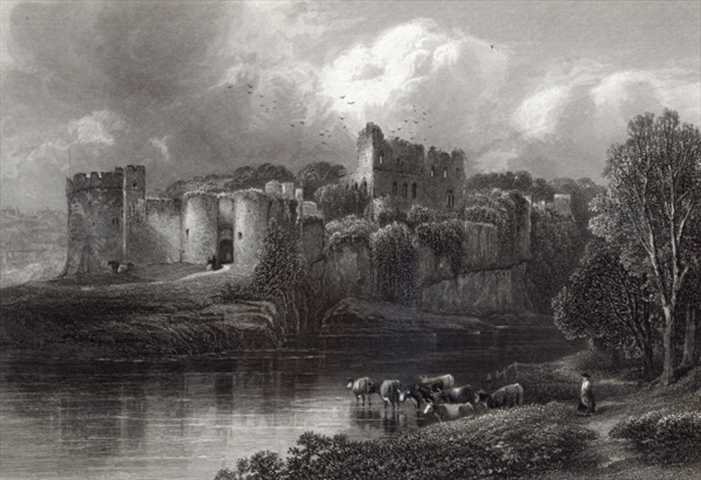 Detail of Chepstow Castle by Edmund Morison (after) Wimperis