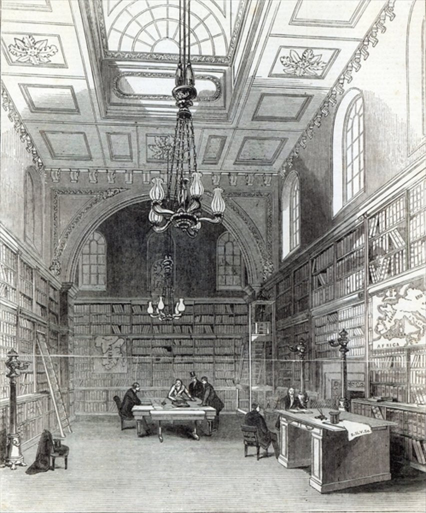 Detail of Library of the House of Lords by English School